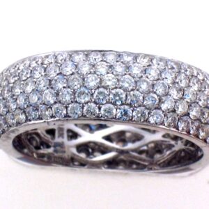 Ladies Pave Diamond Rings